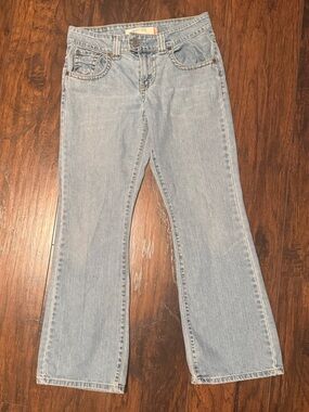 Vintage Levi's 515 Low Rise Bootcut Jeans Womens 6M Button Pockets Western Denim